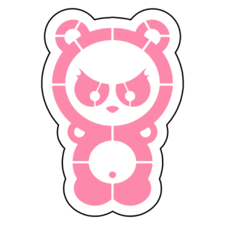 Dangerous Panda Sticker (Pink)